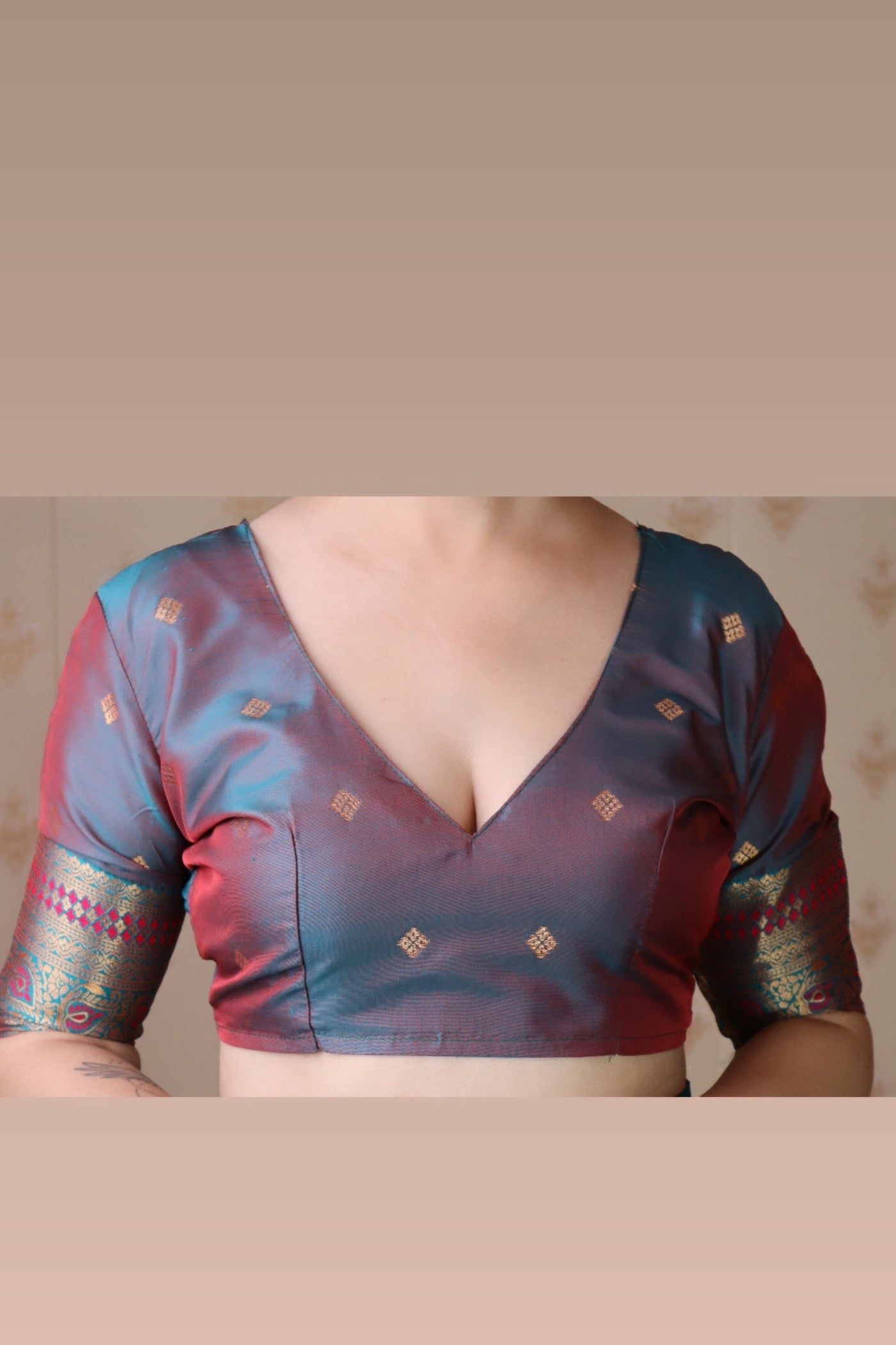 Buy MySilkLove Crimson Red Banarasi Handloom Saree Online