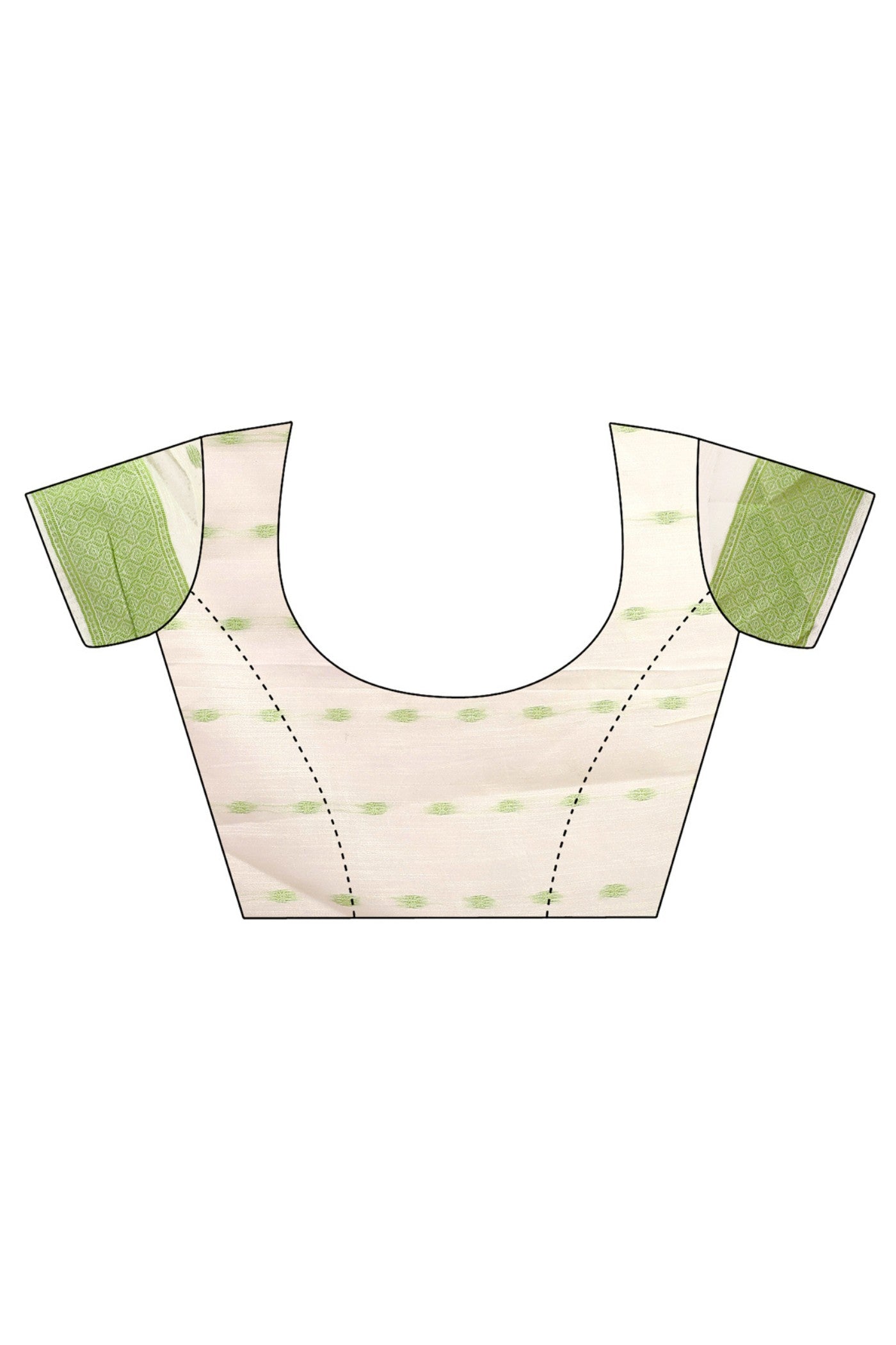 Buy MySilkLove Pista Green Linen Cotton Saree Online