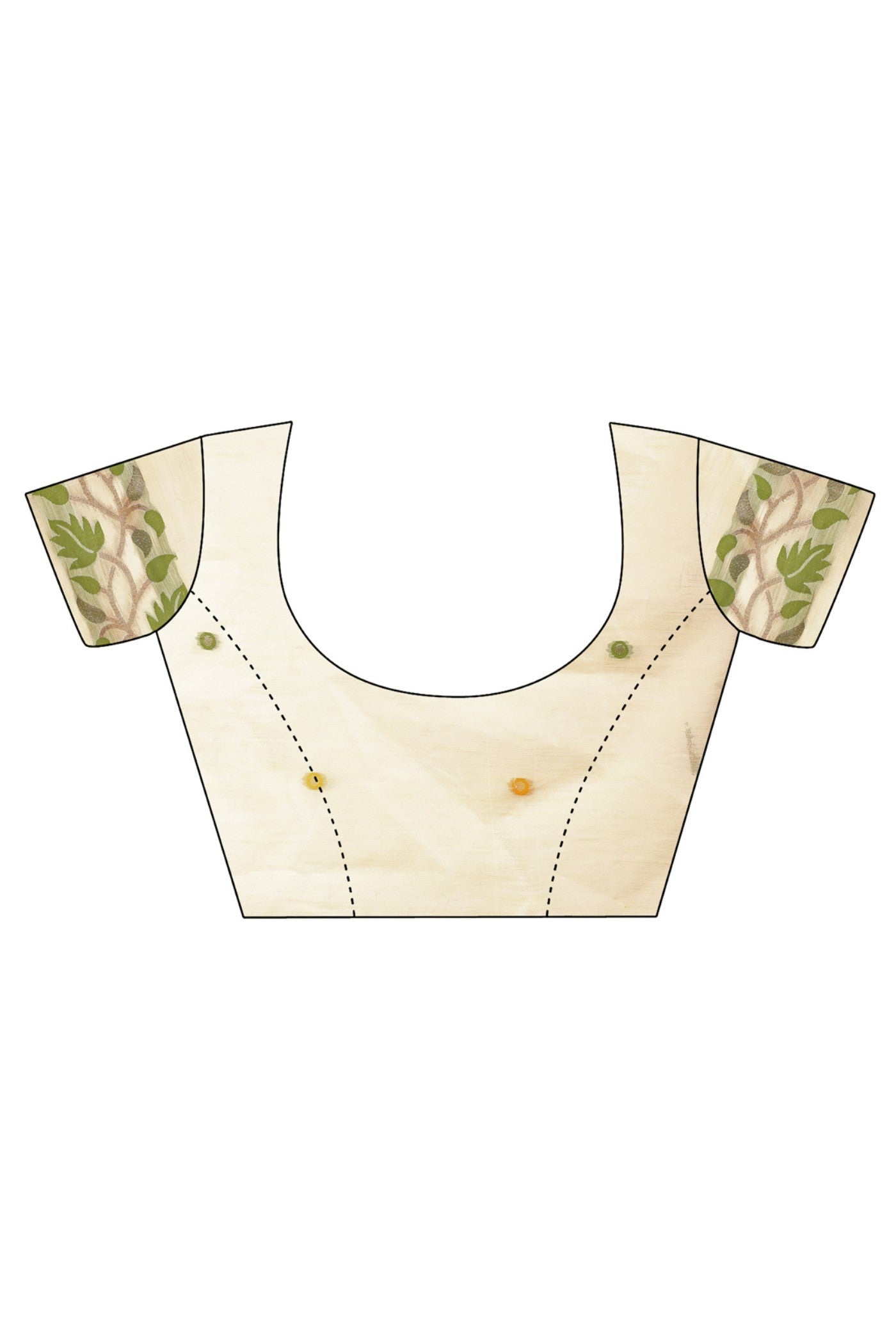 Buy MySilkLove Off White Woven Linen Cotton Saree Online