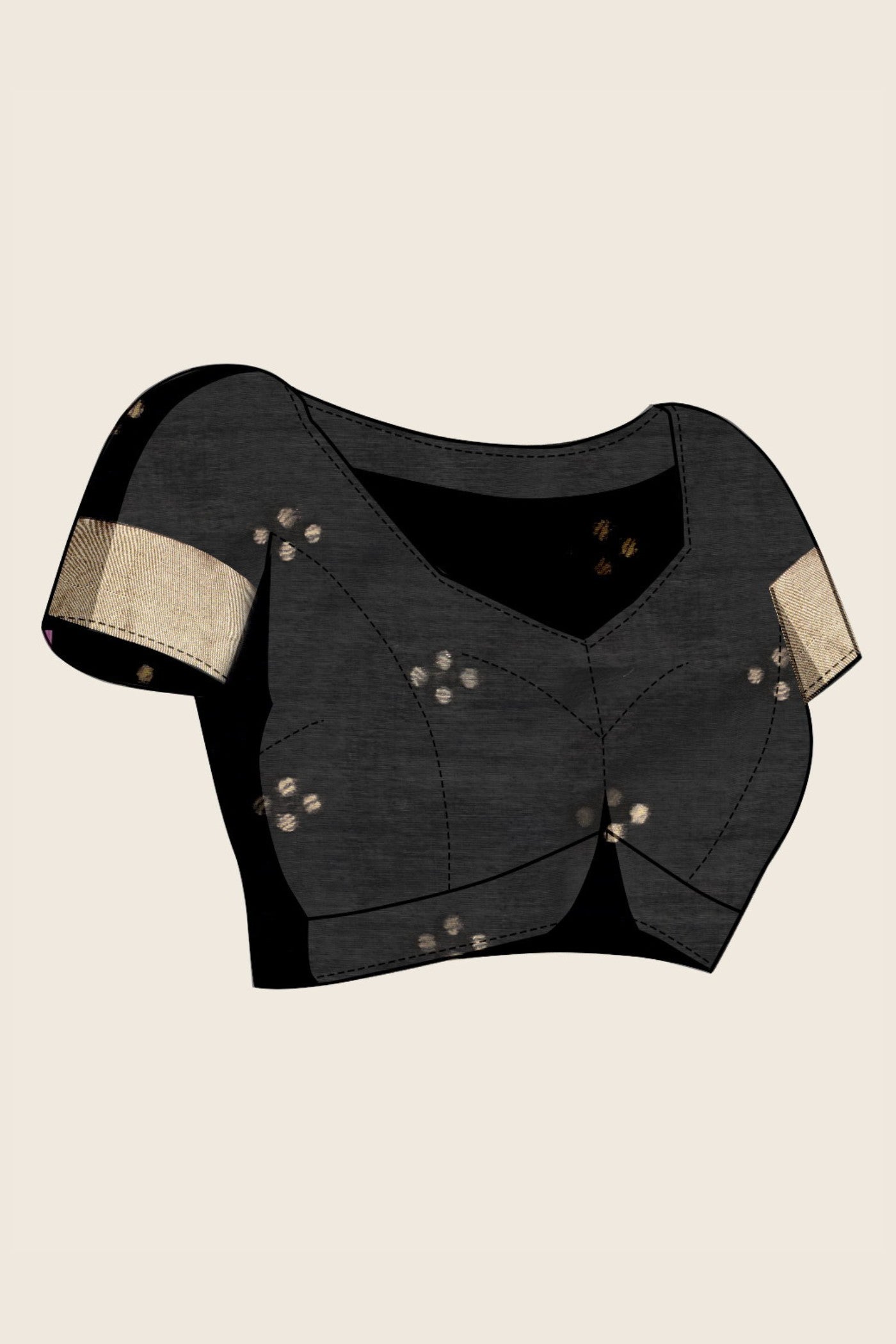 Buy MySilkLove Olive Black and Green Handloom Cotton Saree Online