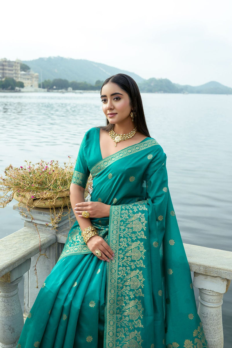 Amazon banarasi outlet saree sale