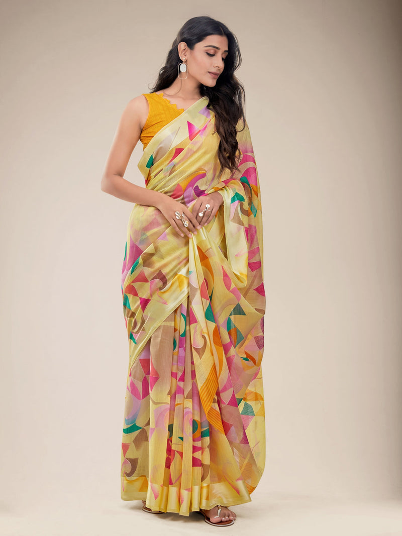 Buy Gugaliya Women Black Geometric Print Pure Silk, Art Silk Saree Online  at Best Prices in India - JioMart.