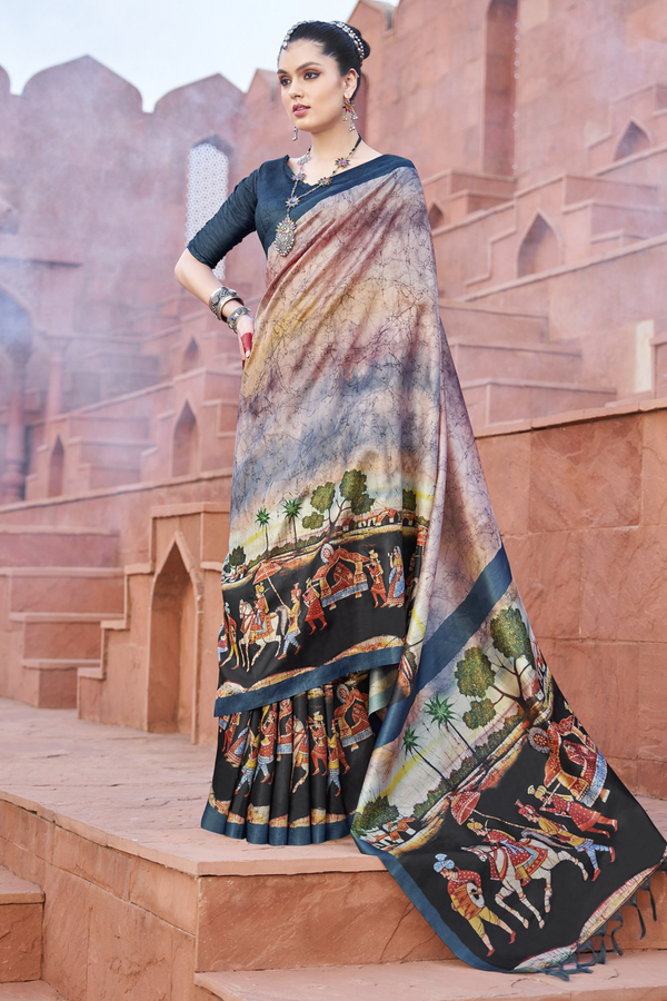 Rajpath Angelica Traditional Designer Tussar Silk Saree Collection:  Textilecatalog