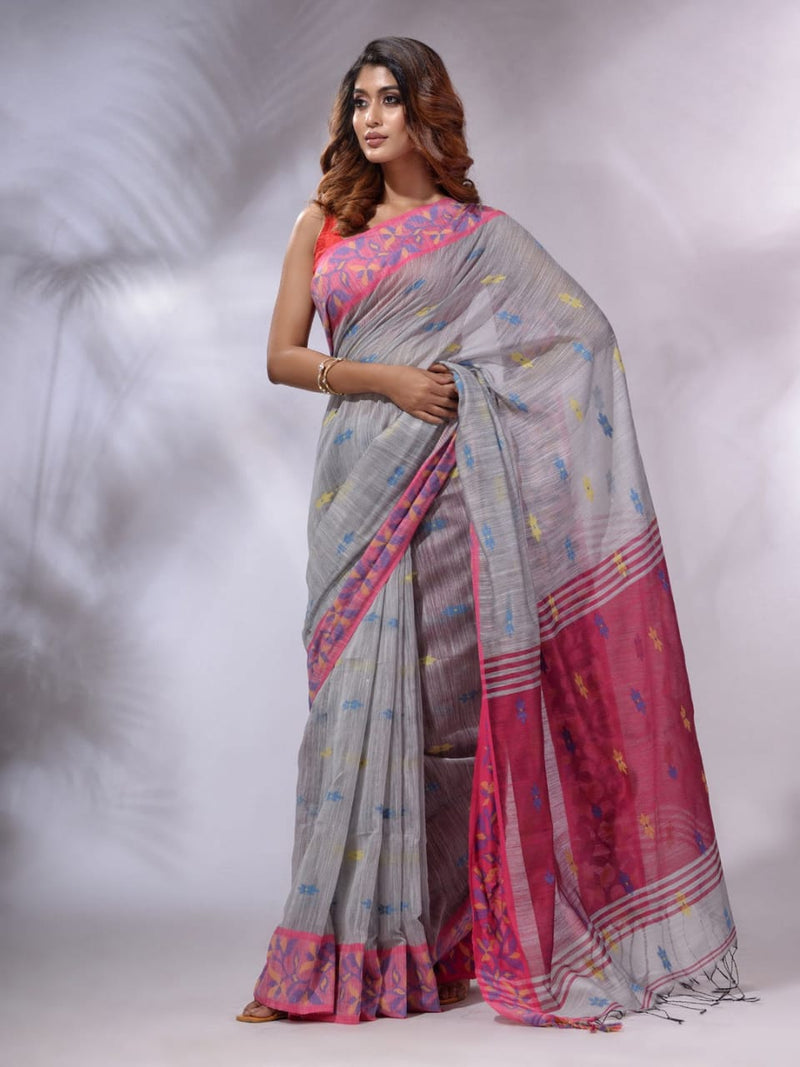 Designer Silk Sarees Online Shopping,Latest Silk Saris Designs from  Kalaniketan: Grey