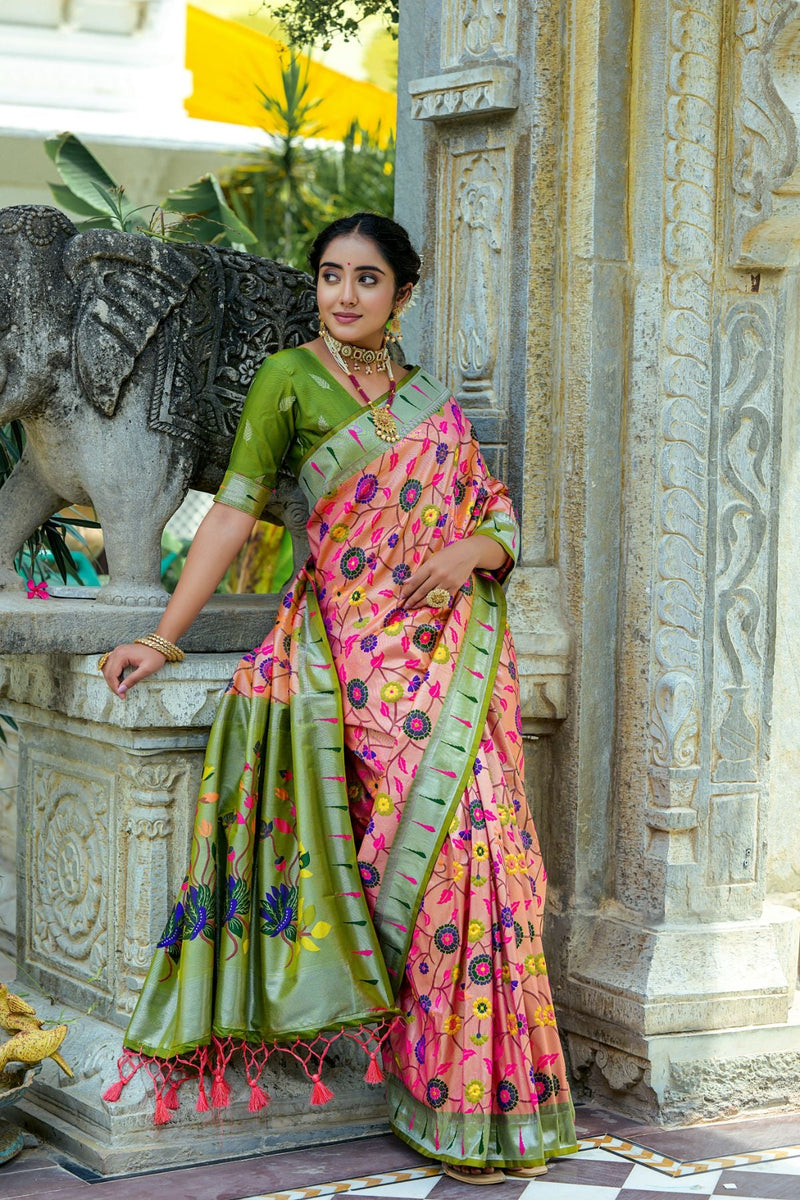 Paithani Silk Saree with Price in Kolkata - SareesWala.com