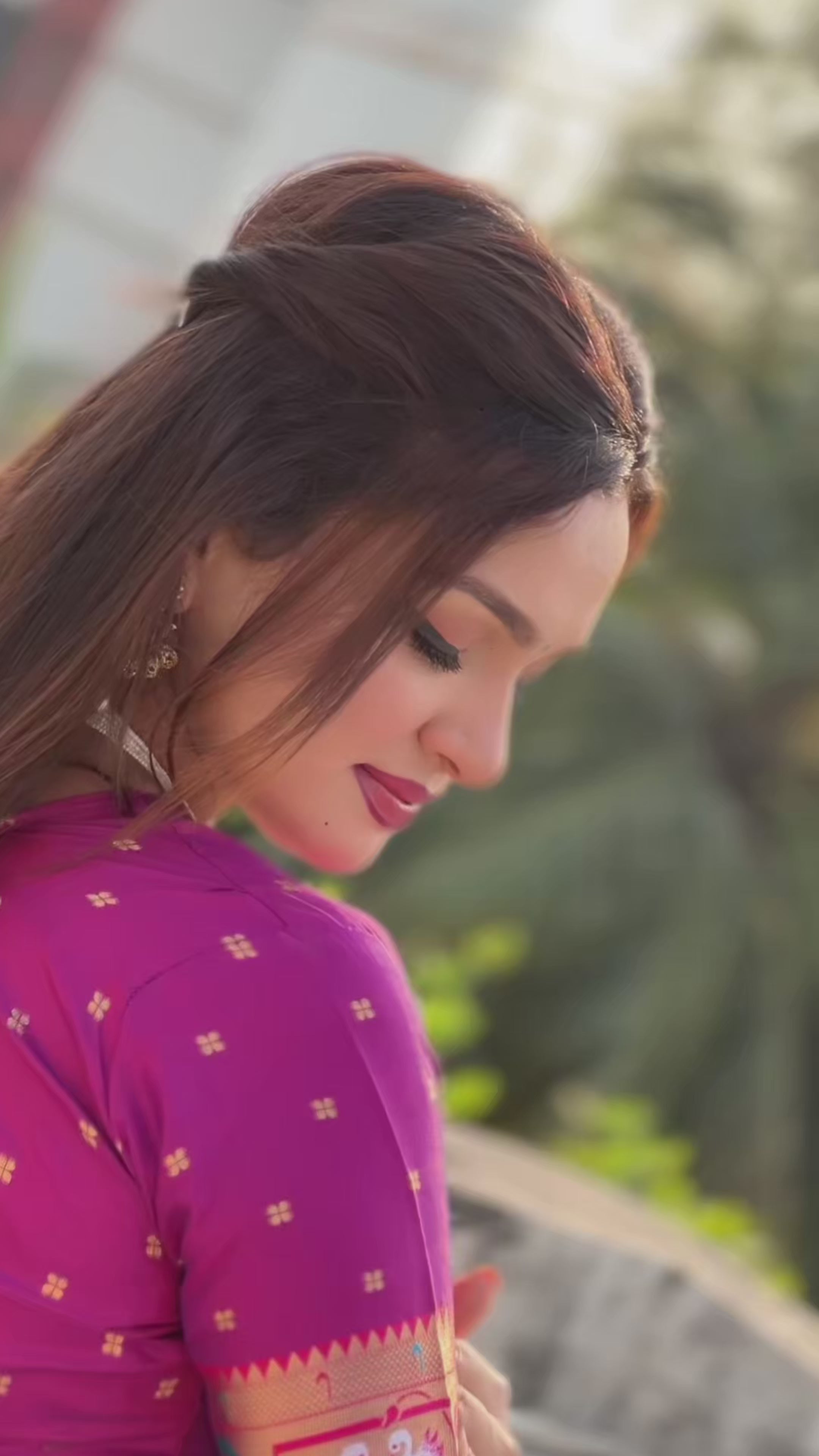 Buy MySilkLove Forest Green Zari Woven Paithani Saree Online