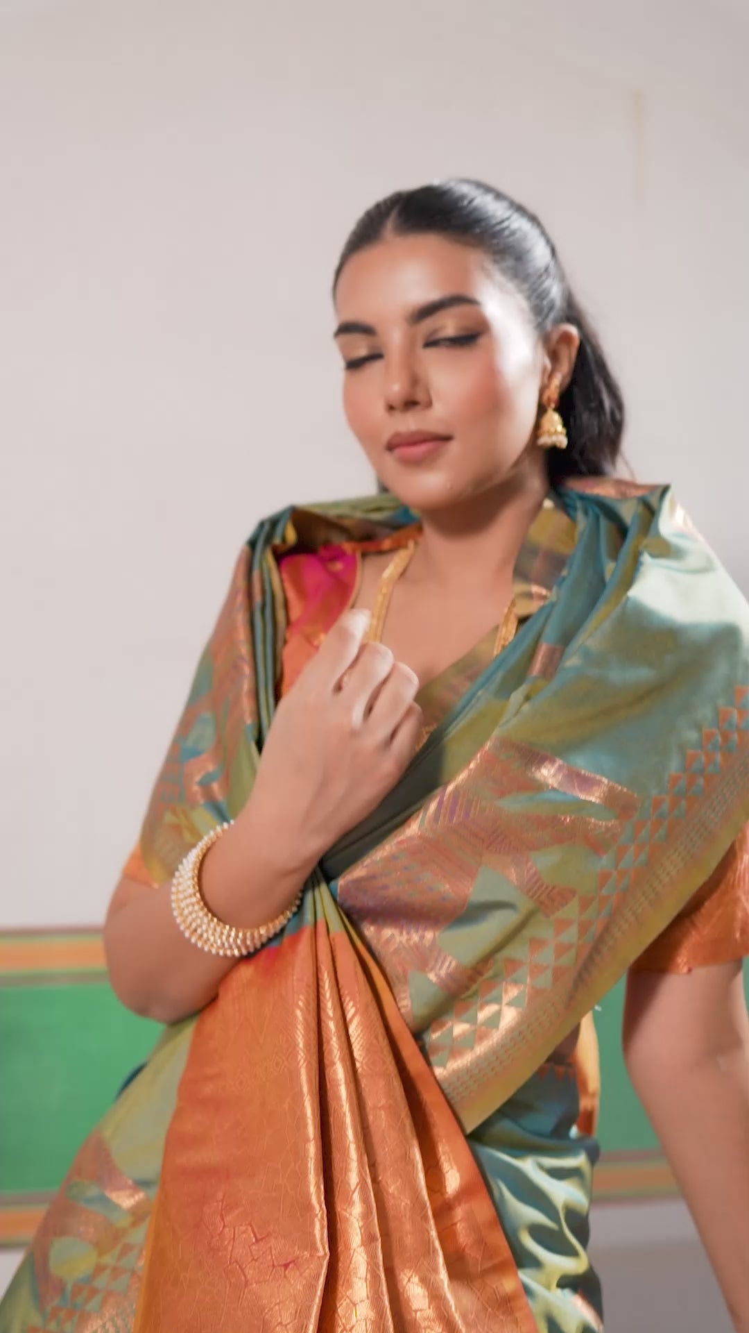 Buy MySilkLove Sun Faded Blue Banarasi Handloom Saree Online