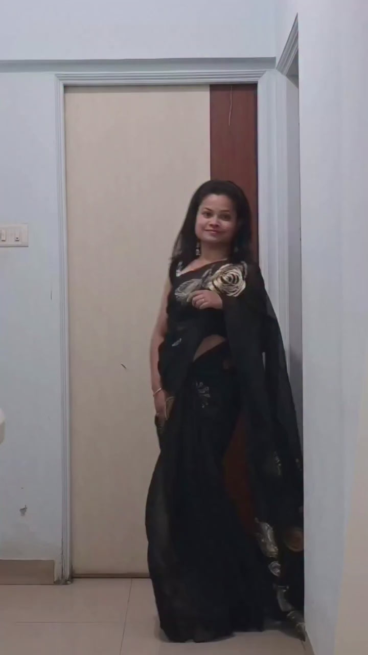 Buy MySilkLove Matte Black Munga Handloom Cotton Saree Online