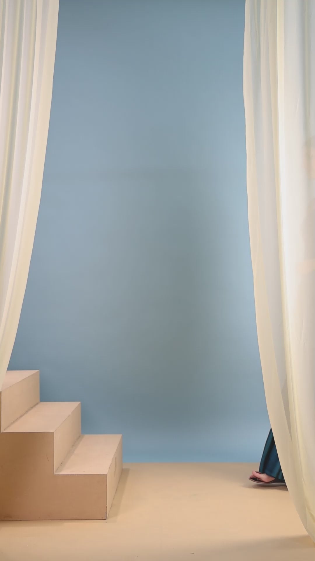 Buy MySilkLove Arcane Blue Ajrakh Printed Satin Crepe Silk Saree Online