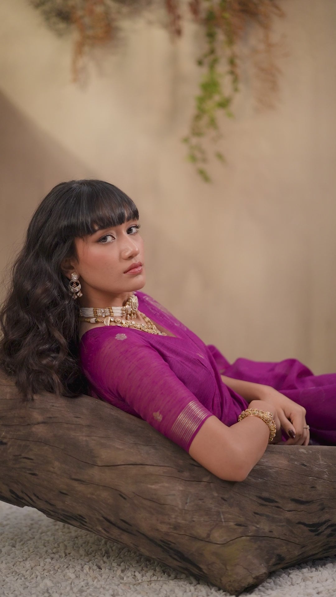 Buy MySilkLove Heliotrope Purple Munga Handloom Cotton Saree Online