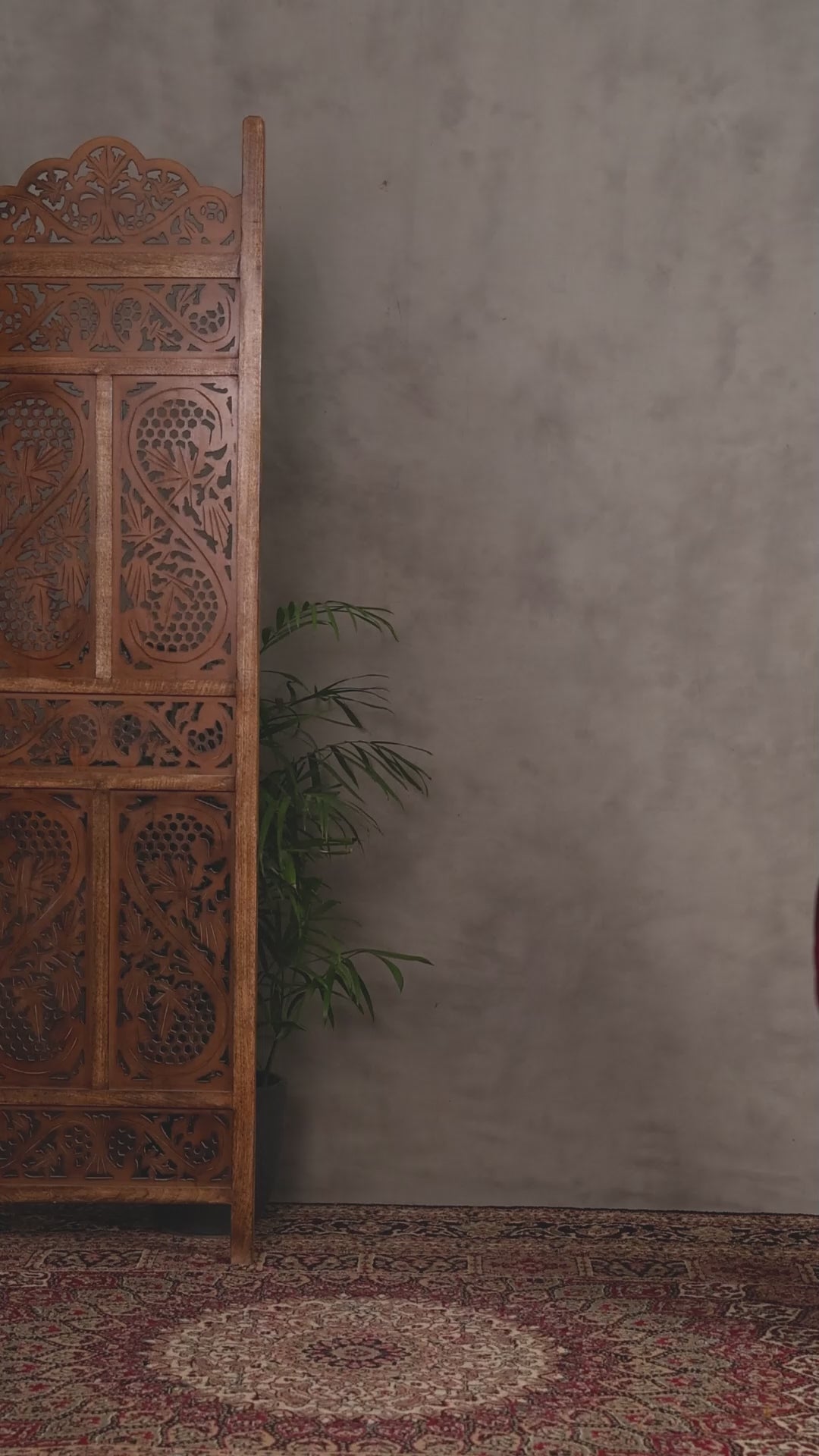 Buy MySilkLove Brick Red and Yellow Ajrakh Printed Satin Crepe Silk Saree Online