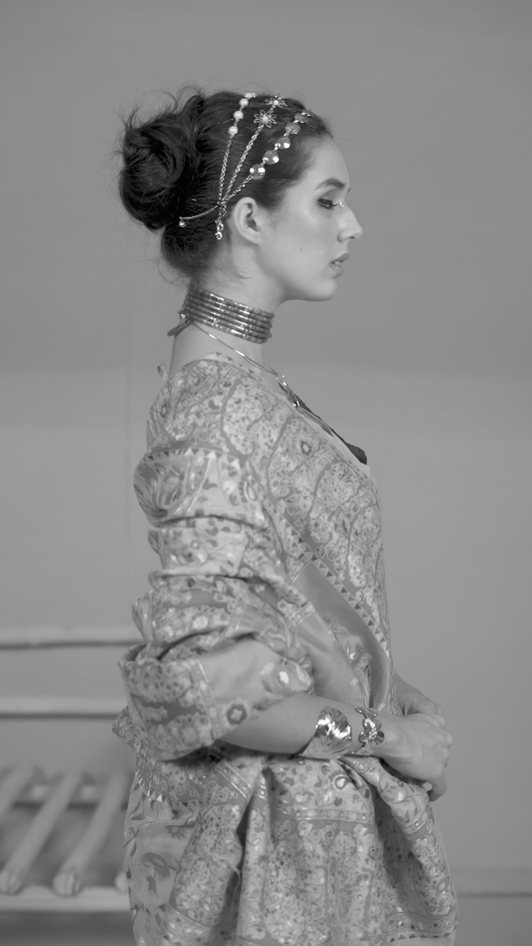 Buy MySilkLove Heather Peach Kashmiri Handloom Jamewar Saree Online