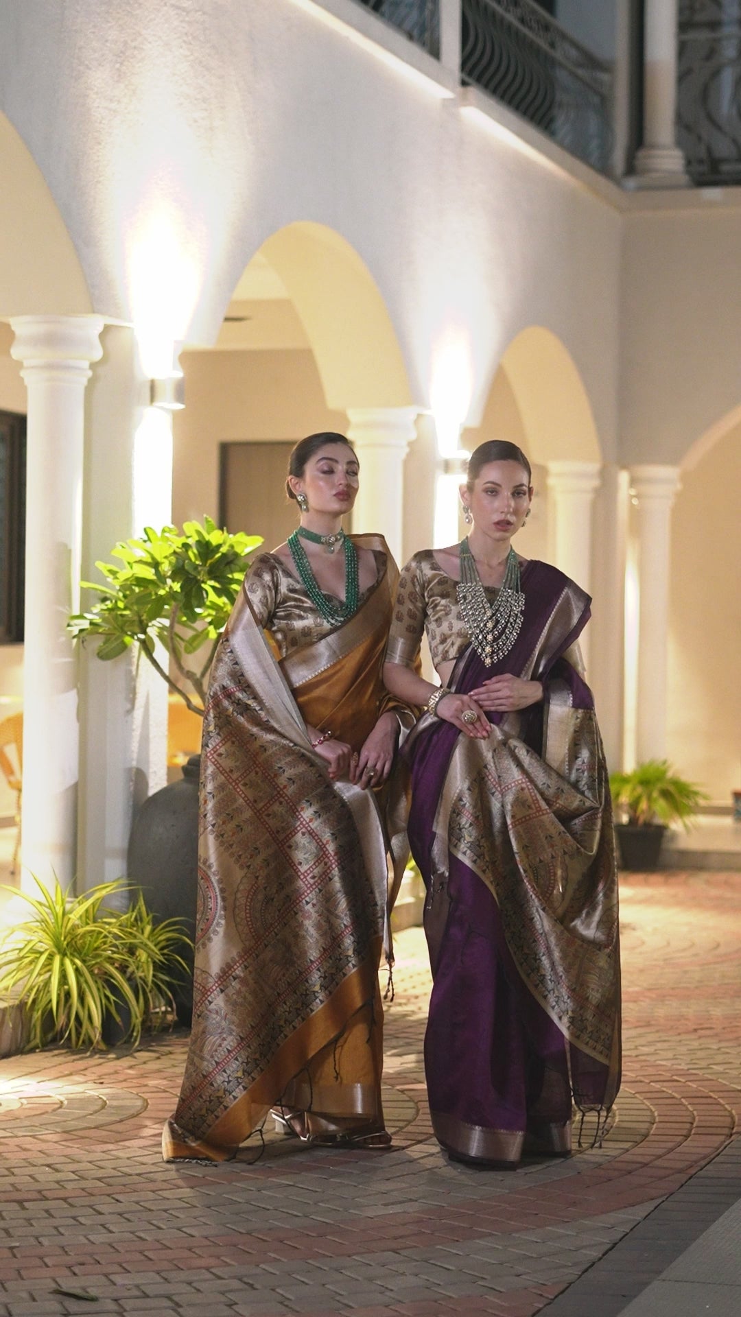 Buy MySilkLove Tree Green Tussar Silk Saree Online