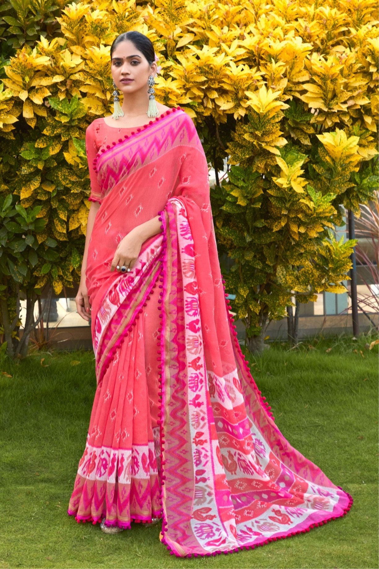 Buy Summer Cotton Sarees Online At Best Prices | MySilkLove