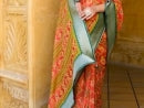 Buy MySilkLove Well Red Brasso Patola Printed Saree Online