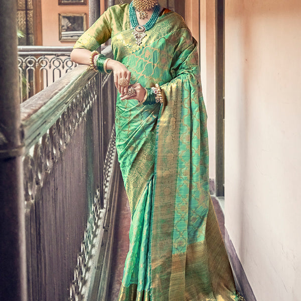 Buy Tira Women partywear Organza Silk Light Green Color saree for women  fastive look Online at Best Prices in India - JioMart.