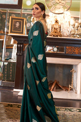 Plantation Green Woven Banarasi Saree