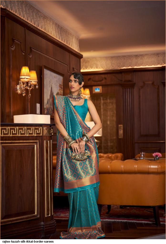 Buy MySilkLove Spectra Green Woven Banarasi Silk saree Online