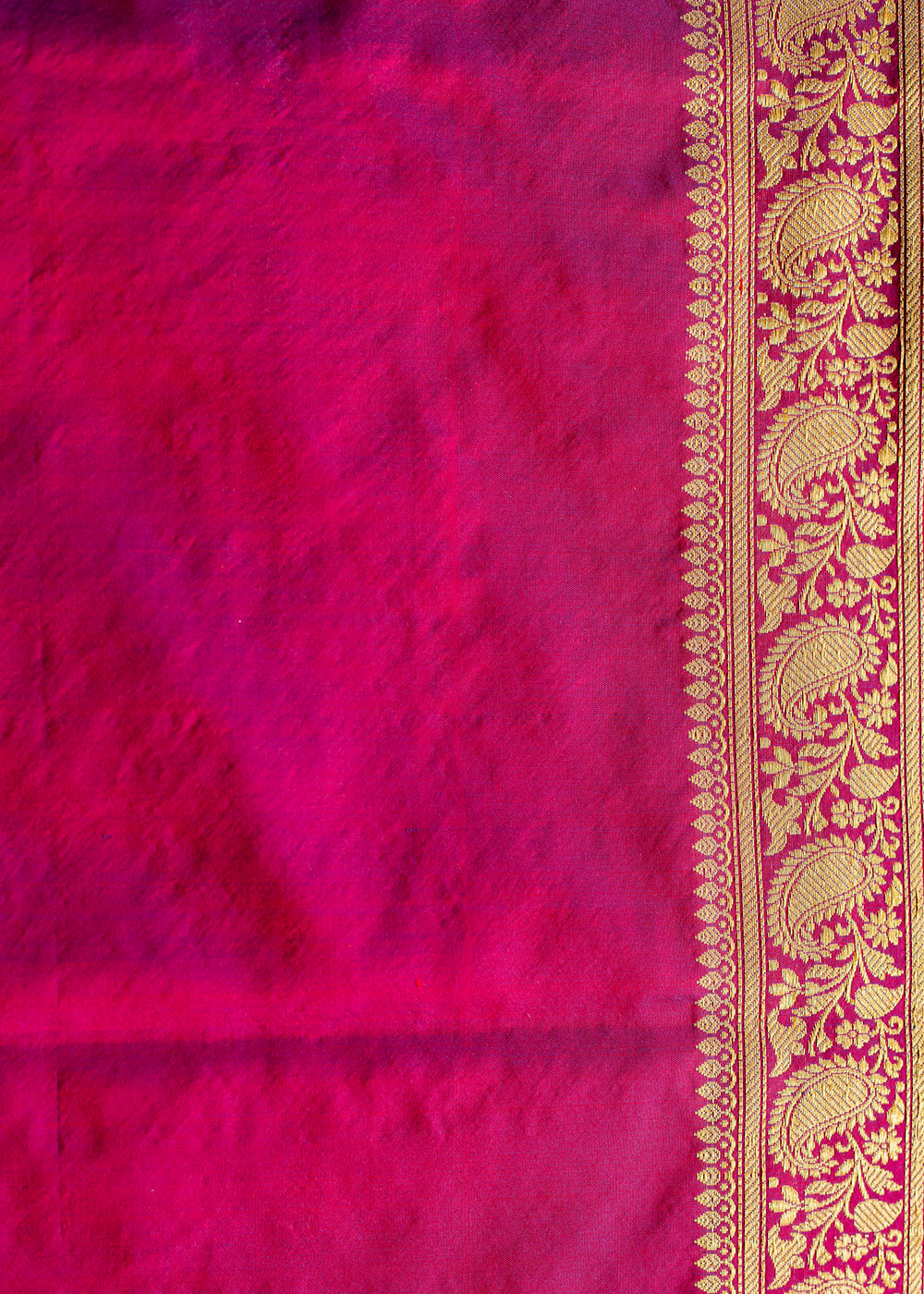 Buy MySilkLove Dark Blush Purple Hand Woven Katan Pure Silk Saree Online