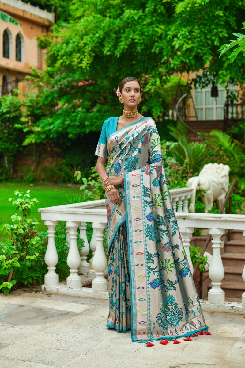 Garden Of Hope Cotton Silk Sarees – Monamaar